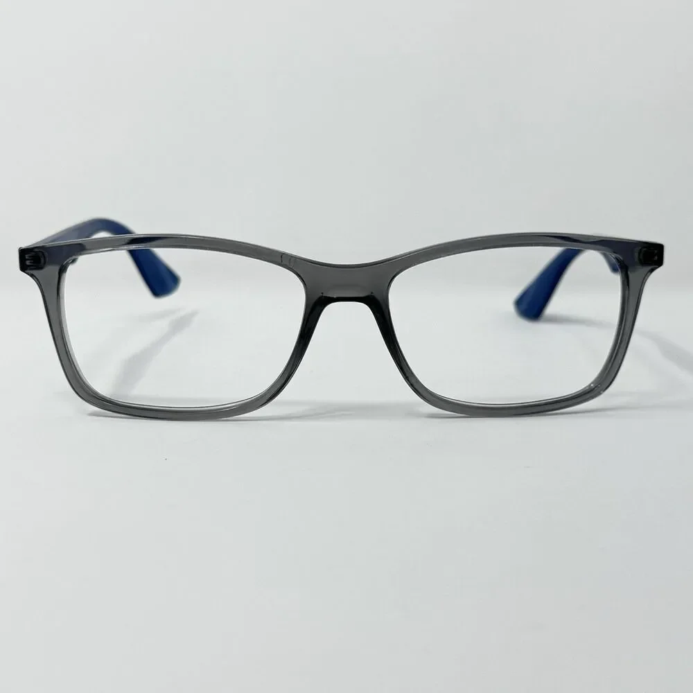 Ray-Ban RB7047 5769 Transparent Grey Eyeglass Frames 56-17-145 Authentic